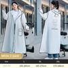 Electric Scooter Raincoat for Women, One-Piece Long Style, Full-Body Storm Protection, Adult Outdoor Riding Rain Poncho for Students