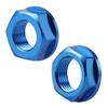 Front Rear Wheel Axle Nut Screw Aluminum 2PCS For YAMAHA YZ250F YZ450F YZ 250 450 250FX 450FX 2014-2021 Motorcycle Accessories