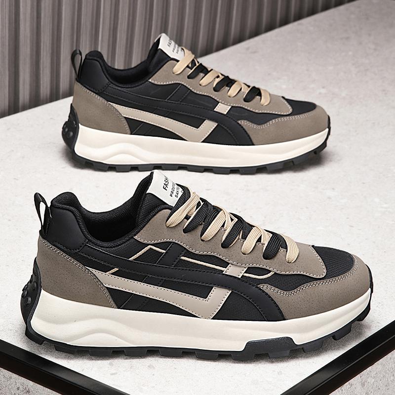 

Кроссовки мужские дизайнерские ретро кроссовки модные повседневные кожаные/тканевые дышащие высокие спортивные туфли на платформе 39