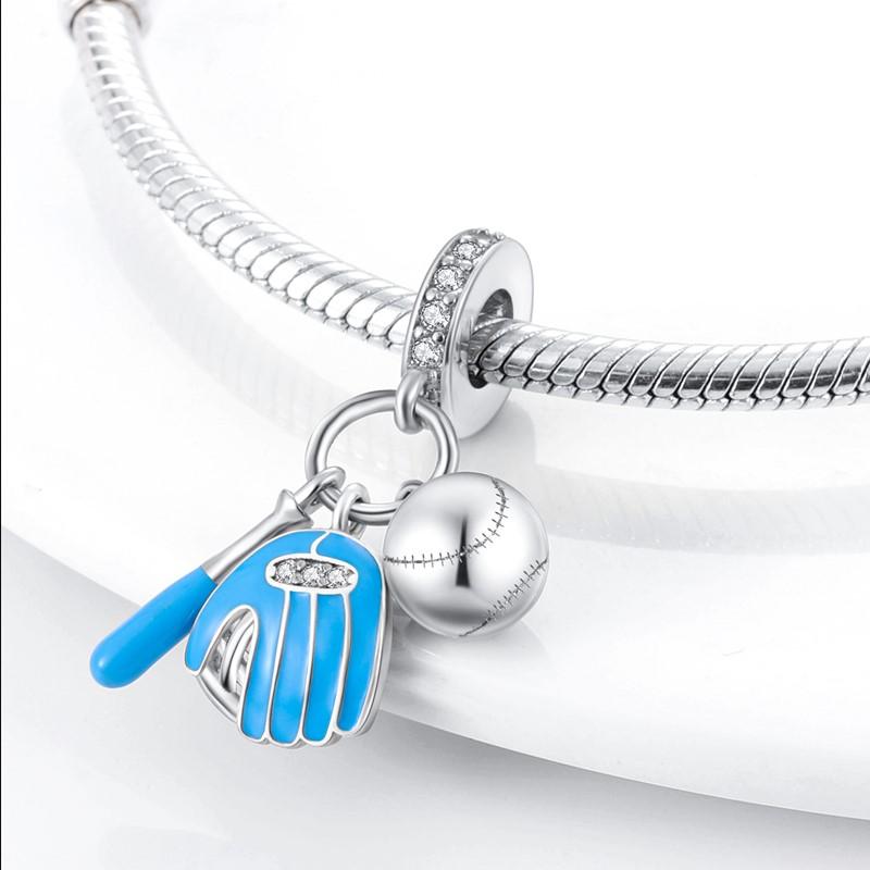 Women Copper Childhood Charm Beads Girl And Boy Playing Ocean Dangle Accessories Bracelets Necklace Jewelry Marking