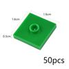 50 Stück MOC Dünne Steine 1x1 Einzelnoppenplatten Mehrfarbig Kompatibel 23893 87580 Bausteine Großhandel DIY Kreativ für Kinder