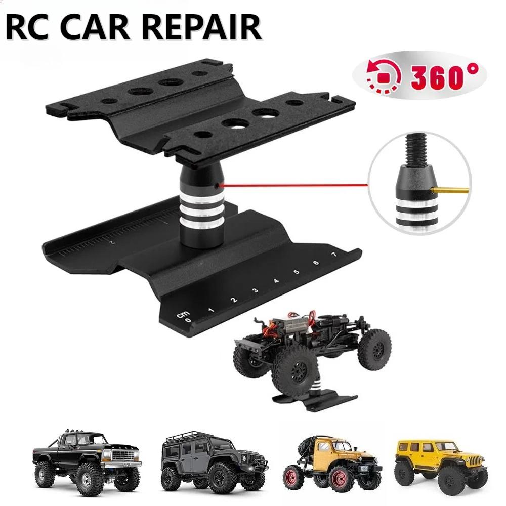 Rc Car Repair Stand Workstation Rc Work Stand for Axial Scx24 Fcx24 Traxxas Trx4m 1/16 1/18 1/24 Scale Rc Truck Crawler Buggy