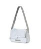 Nick&Nicole Crystal Wave Point Messenger Bag_Silver