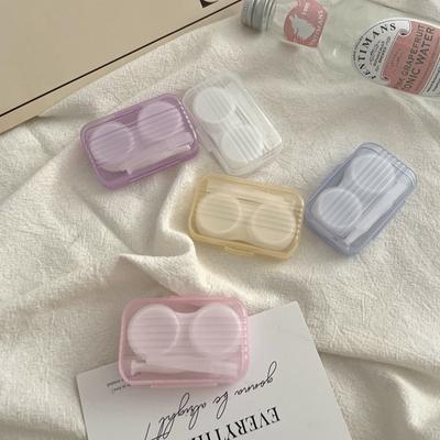 Frauen Mädchen Brille Kosmetische Kontaktlinsen Box Kontaktlinsenetui Für Augenpflege Reisehalter Behälter Reisezubehör