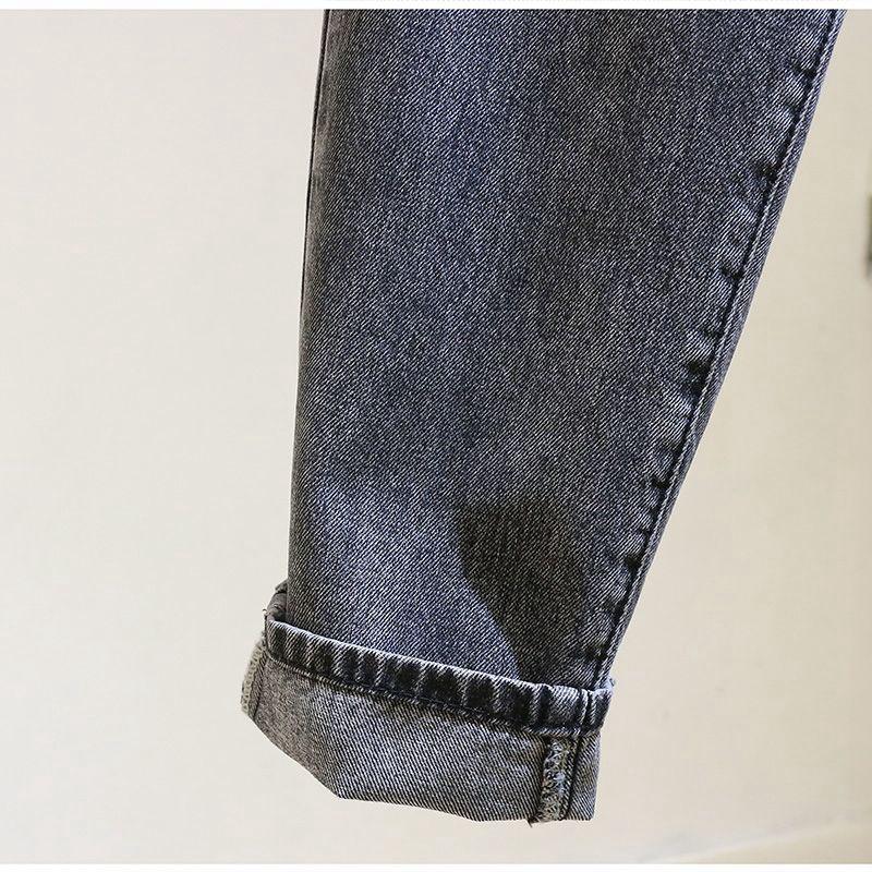 High-Waisted Ash Jeans: 2020 Korean-Style Loose Fit Harem Pants for Women