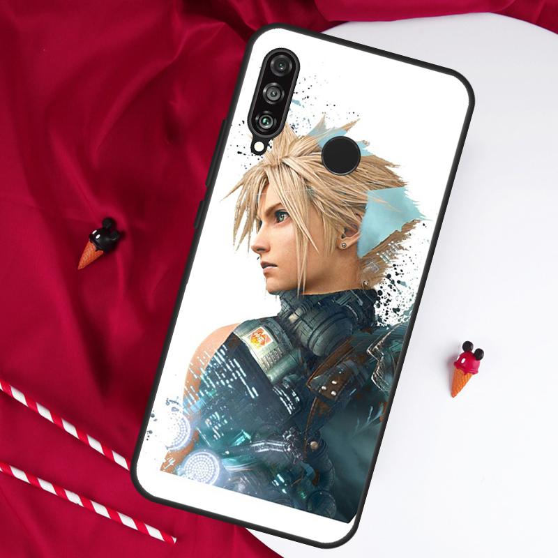 FINAL FANTASY Cloud Strife For Huawei Nova Y61 Y91 Y73 Y72 Y90 Y70 Y60 12s 12i 11i 8i 9 10 SE P60 P30 Pro P40 Lite Case