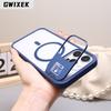 Applicable to Apple 16 lens holder, mobile phone case, transparent magnetic suction iPhone15pm, with its own lens film 14 protective case.