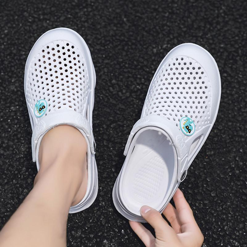 Summer Men's Clogs Flat Sandals Men and Women EVA Slippers Garden Shoes Platform Sandals Man Leisure Slides Summer Casual Shoes