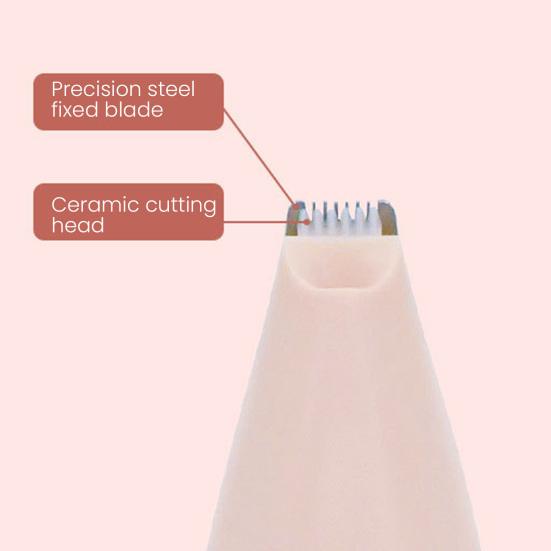 Zastřihovač psích tlapek s LED světlem Nízkohlučný zastřihovač chloupků na tlapkách koček Elektrický strojek na úpravu srsti domácích mazlíčků pro psy kočky Stříhání chloupků na tlapkách Bezpečnost