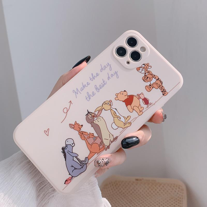 Cartoon Comics Iphone16 IPhone Case 11 Straight Edge X Suitable for 15 Fine Holes 14pro Max Matte 8/12