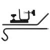 Adjustable Extensible Hook for Decks with Long Reach To Support Bird Feeders Flower Pots and Lanterns In Outdoor Living Areas