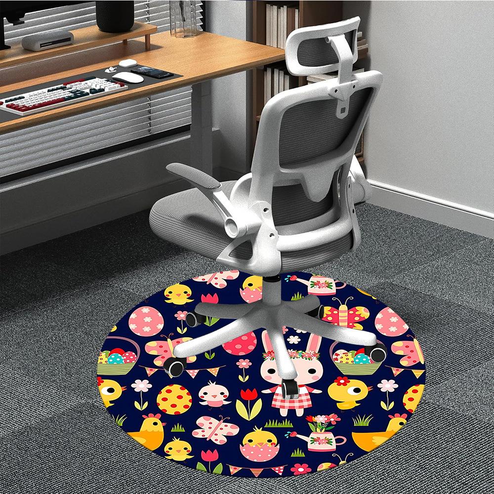 

1pc Bunny Carpet for Office, Non-slip, Soft and Durable Office Rug, Perfect for Office yy260128014 80cm by 80cm
