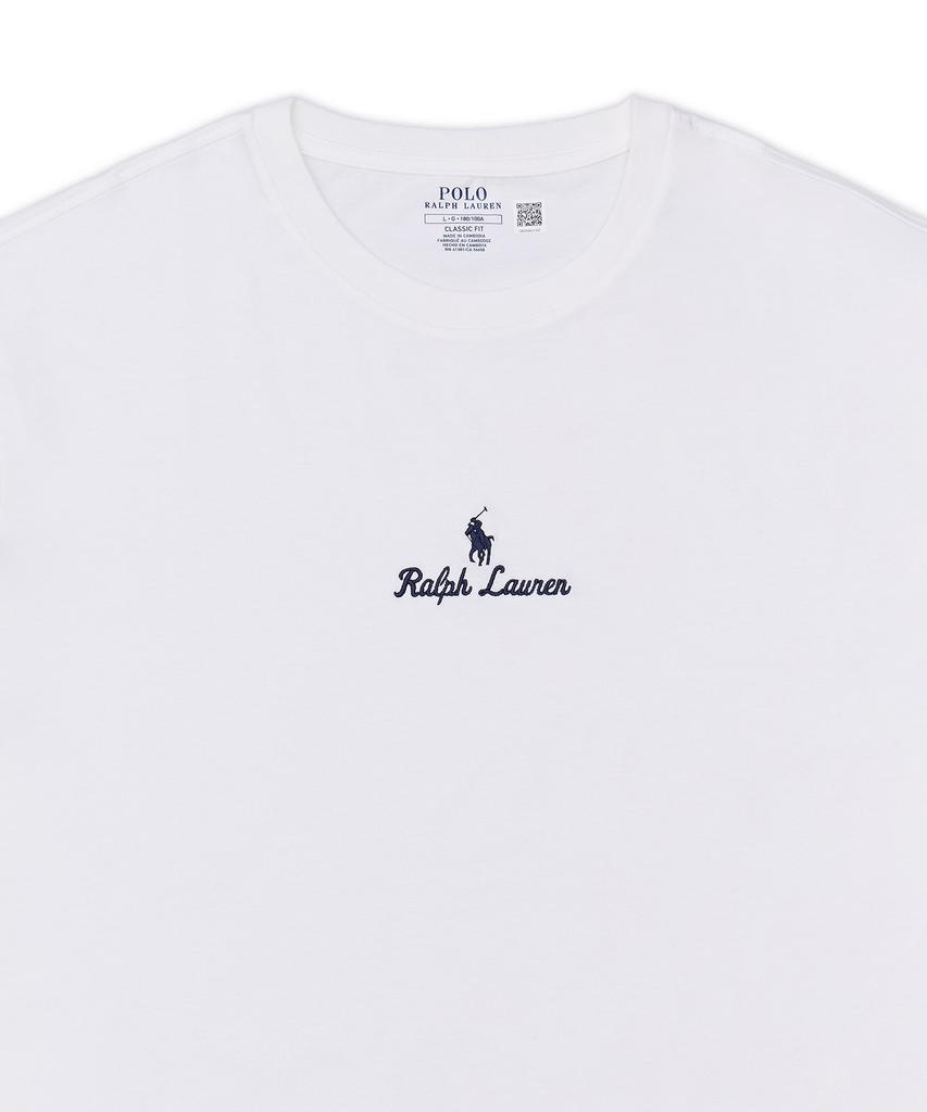 POLO RALPH LAUREN Klassische Passform Logo Jersey T-Shirt - Weiß