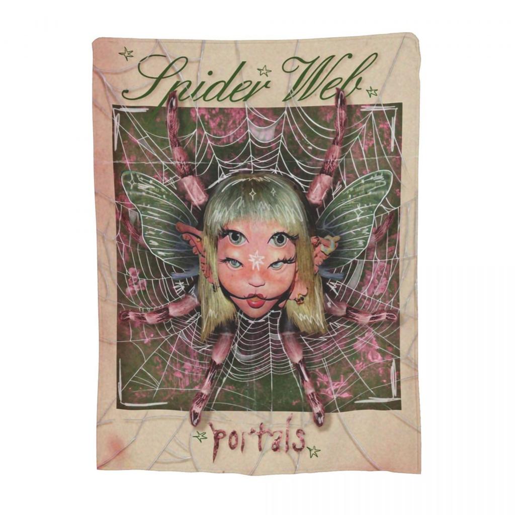 Melanie Martinez Portals Koc Polarowy na Cały Sezon Oddychający Lekki Cienki Koc Narzuta na Sofę Podróż Pościel Narzuty