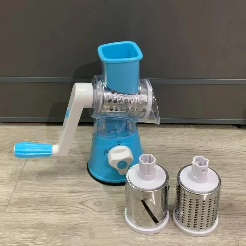 

1 шт. овощерезка и слайсер ручная кухонная машина для измельчения сыра с 3 острыми барабанами многофункциональная измельчитель чеснока и картофеля