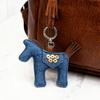 Plush Horse Bag Pendant Fuzzy Horse Backpack Charm Cute Horse Pendant with Golden Coins Lucky Keyring Gift for Family Friends