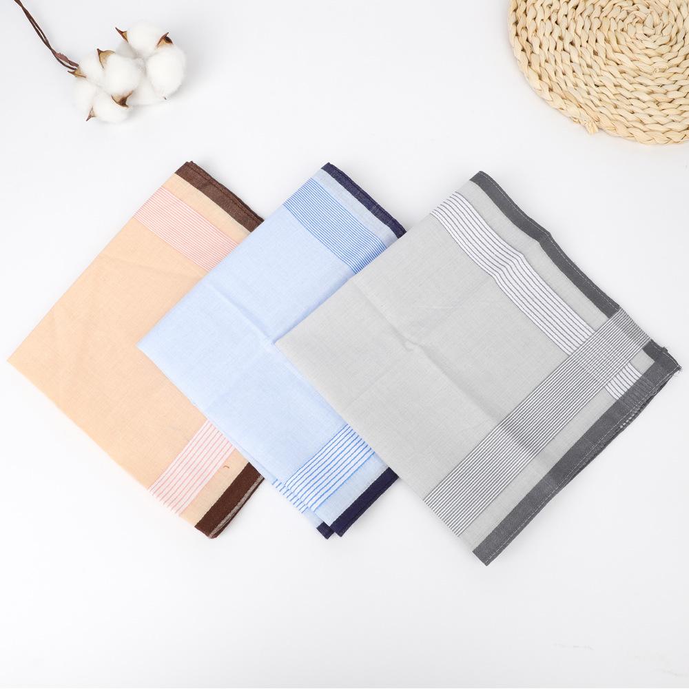 

Мужской носовой платок из чистого хлопка, нагрудный платок для костюма, светло-цветный, для вытирания пота, маленький квадратный платок, клетчатый в горошек, 16 дюймов