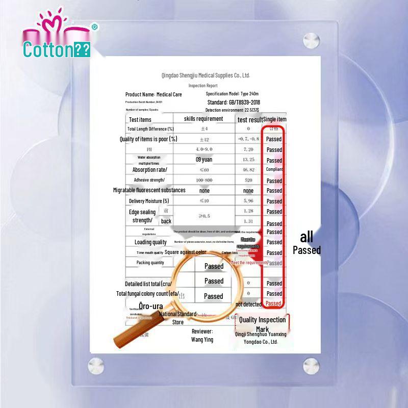 Bawełniane Podpaski Menstruacyjne Przyjazne Skórze - Miękkie, Przeciwprzeciekające, do Użytku Dziennego i Nocnego