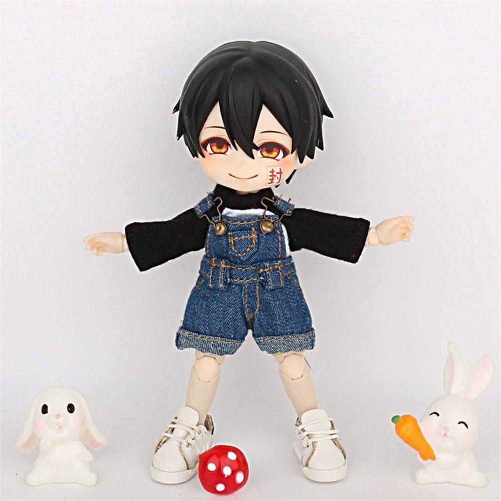 Casual Wear Doll Basic Color T-shirt Tops for 1/11 ob11 Dolls/1/12 Bjd Dolls