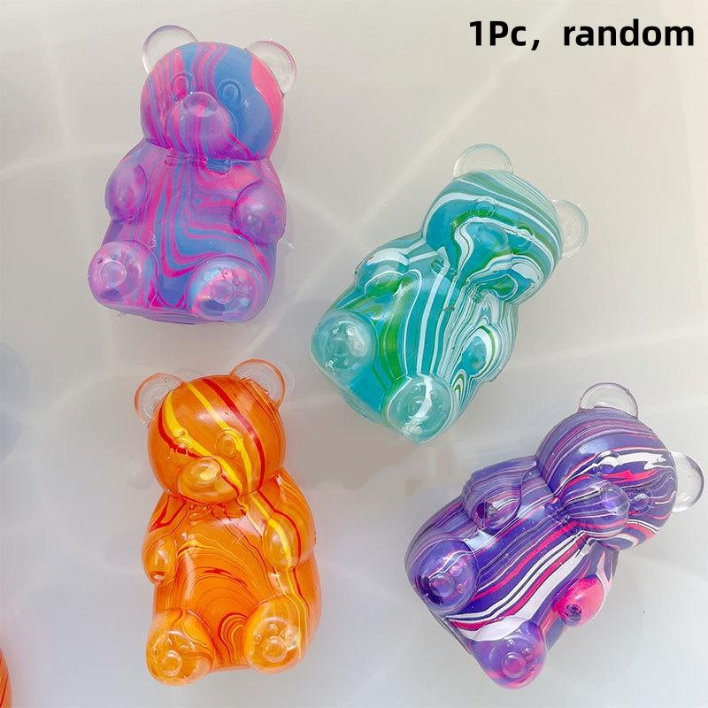 Cute Little Bear Maltose Squishy Toy Funny Super Soft Anti-Stress Sensory Toy Slow Rebound Squeeze Stress Relief Toy