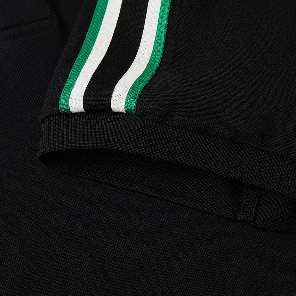 Men's Cotton Contrast Color Short-Sleeved Polo Shirt