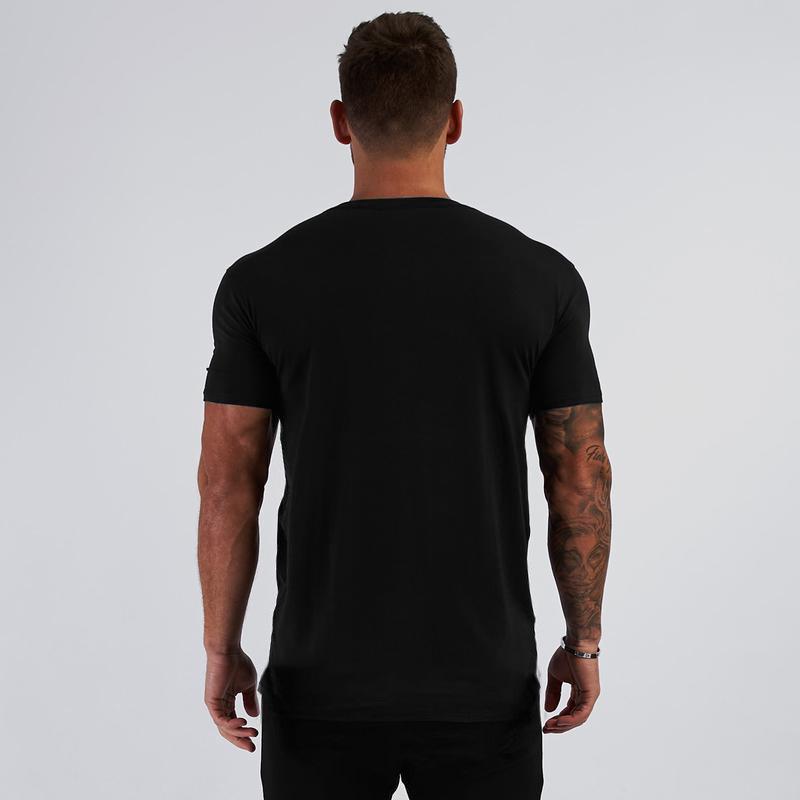 New Men'S Polo Shirt Made Of Pure Cotton With Dropped Shoulders High-Quality Loose Fit For Fitness Versatile For Daily Exercise Short Sleeved Casual