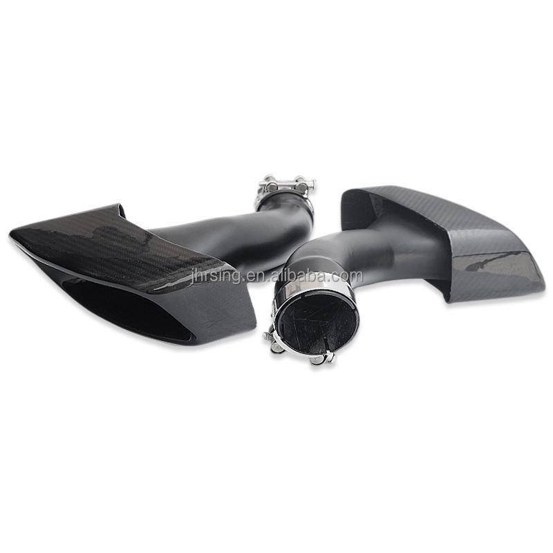 BMW 08-14 X6 E7 Carbon Fiber Stainless Steel Exhaust Tailpipe