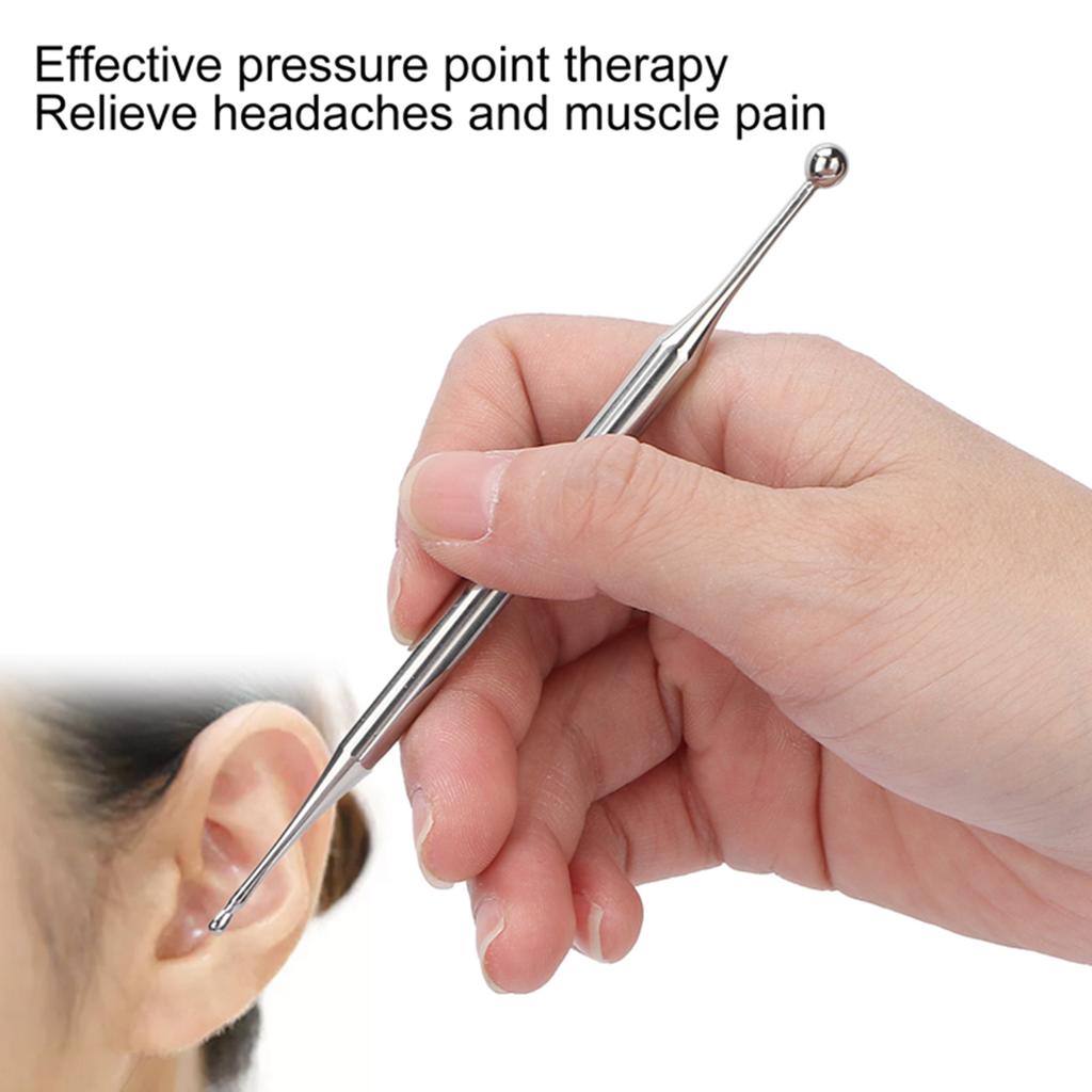 Professional Stainless Steel Ear and Body Point Probe Acupuncture Point Massage Pen