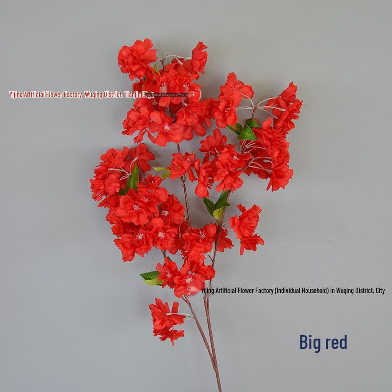 Cherry Blossom Artificial Flowers for Wedding and Landscape Decoration