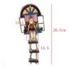 Miniature Sitting Fairy Pendant Handicraft Resin Fairy Statue  Garden Supplie