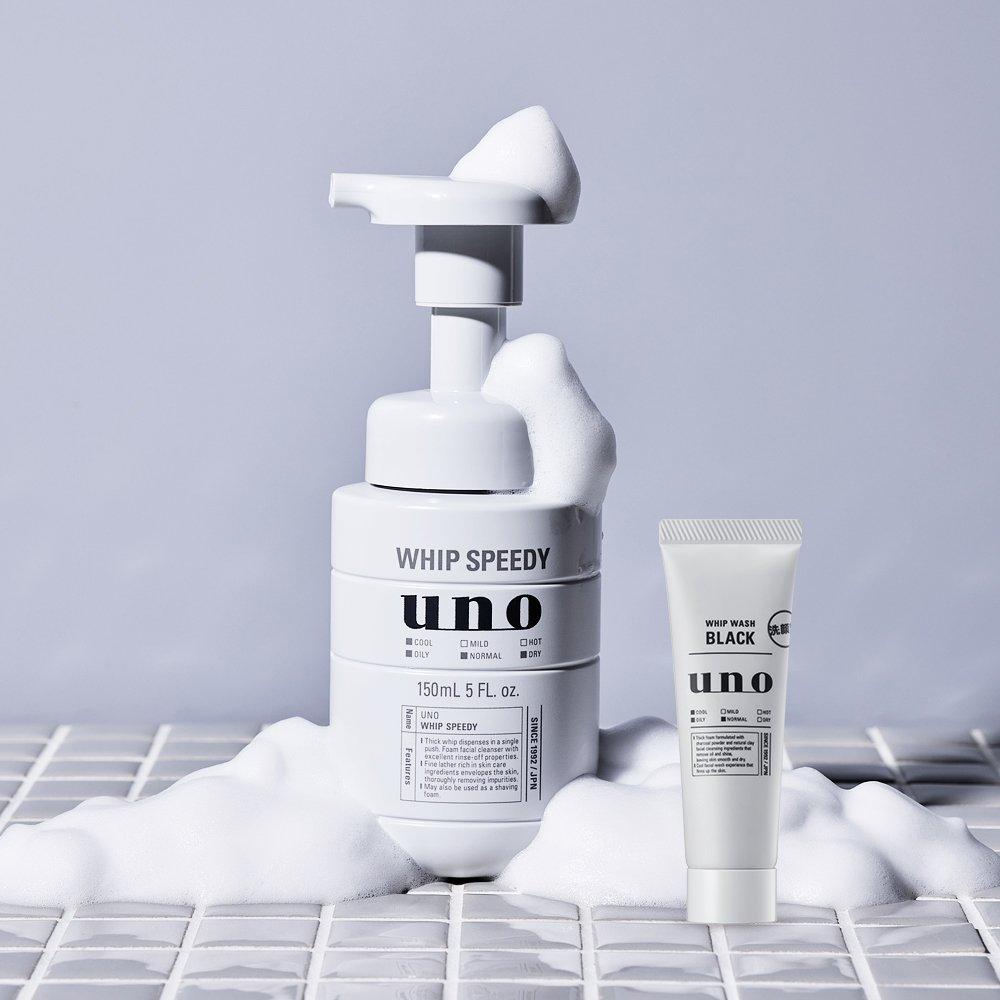 

Uno Whip Speedy Foam Cleansing 150мл+ Whip Wash Black 30мл