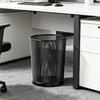 Garbage Can with Polished Rolled Bin Moisture Edges Trash Resistant Rustproof Wastebasket