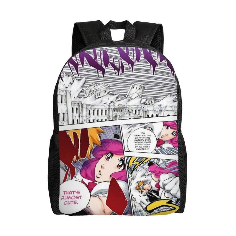 Meninas McAllon Anime Backpack Cartoon Travel Bags 3D Printed Casual Daypacks-SYS393