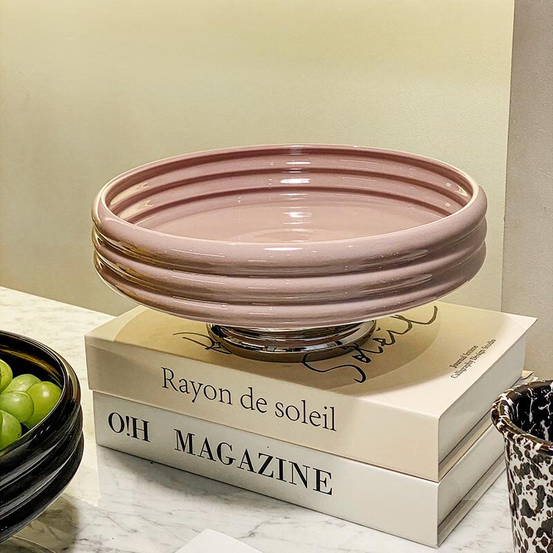 Qianxing Ceramic Doughnut High-Foot Serving Dish