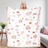 Pink Kitty Nap Blanket,Flannel Blanket,Suitable For Sofas,Beds,Cars,Rooms,Offices,Camping,Exquisite Gift Blankets