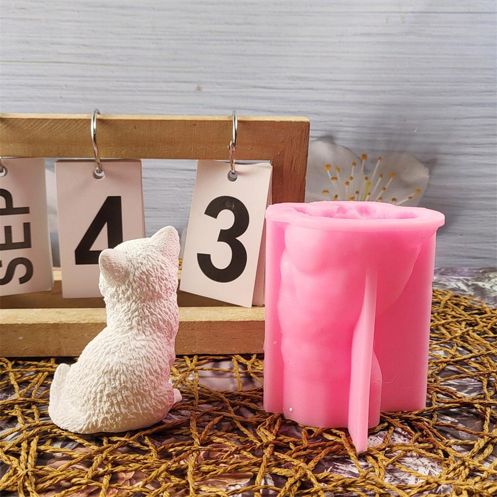 Easy To Use Cats Decoration Silicone Molds Flexible and Easy to Clean Cats Shape Silicone Ornament Mould for Crafts