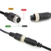 4Pin M12 Aviation Head Male/Female To RCA DC  Male Female Connector Cable Plug Cord Converter For Car Rear Camera Monitor