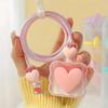 Charger Protector Cable Organiser for iPhone 14 13 Pro Max 18W 20W 3D Cartoon Love Heart Data Cable Management Cord Winder Kit