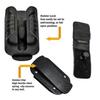 Cintos de Ferramentas Para Homens Coldre de Ferramentas Conjunto de Ferramentas de Cintura Clipe de Ferramenta Multifuncional Bolsa Portátil Para Furadeira Cinto de Liberação Rápida com Travamento Automático