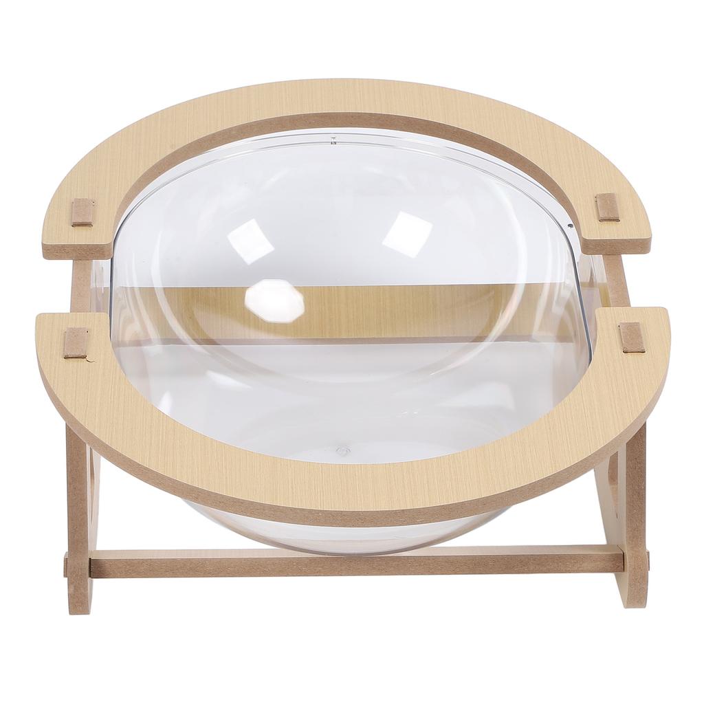 Transparent Cat Bed Spacious Stable Structure Stylish Look Clear Cat Hammock for Sleeping Playing Lounging