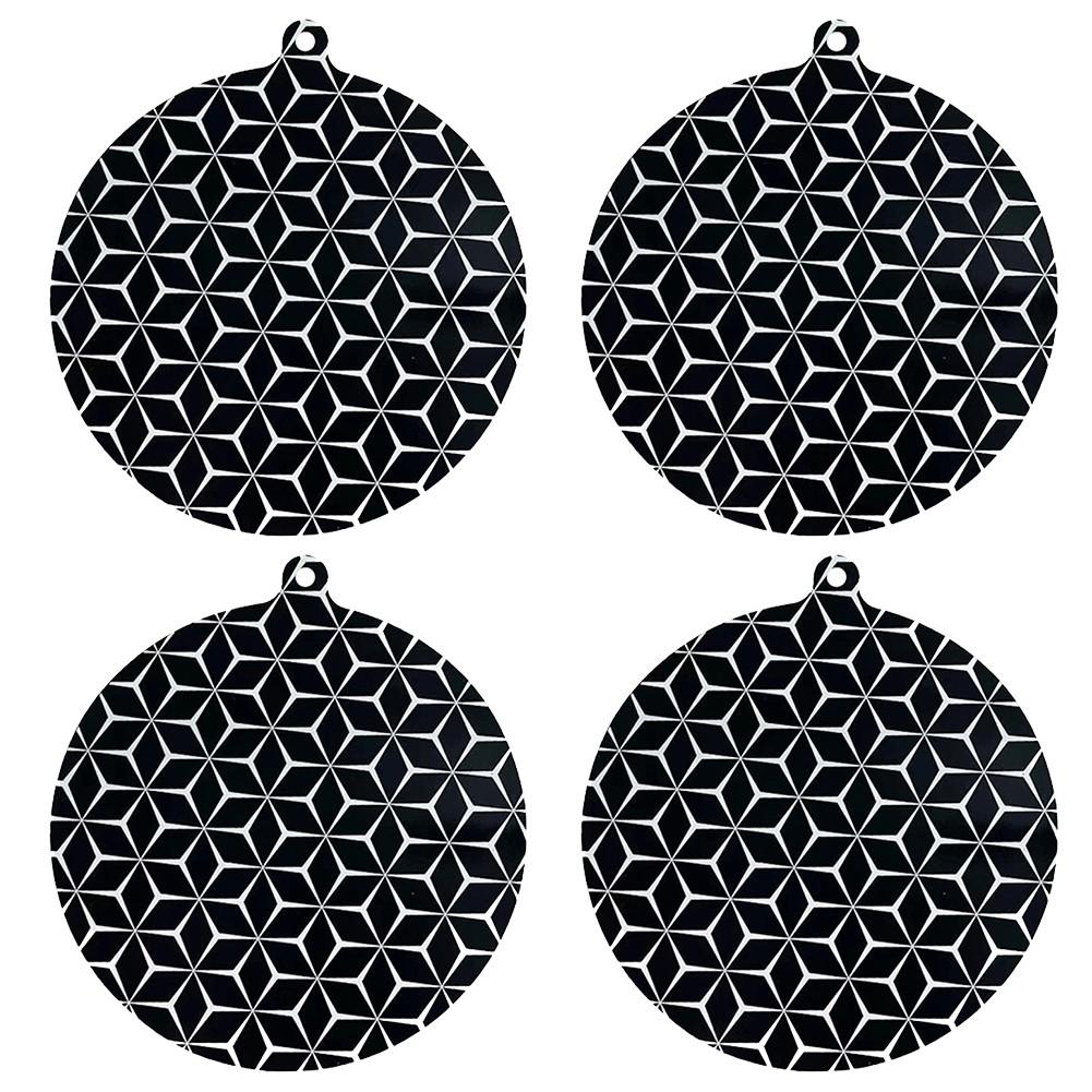 4Pcs Round Silicone Induction Hob Protector Mats for Scratch Protection