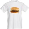 Classic Hamburger T-Shirt - Oil Painting Design - Funny Fast Food Tee