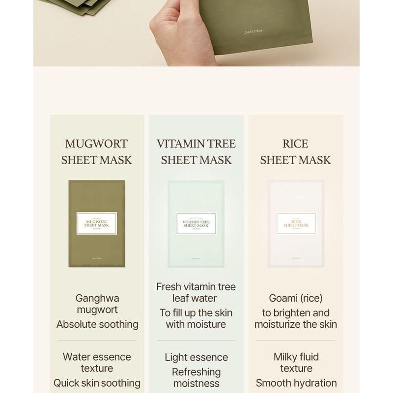 I'm from - Mugwort Sheet Mask Set