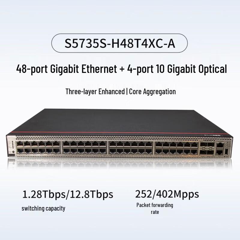 Huawei S5735S-H48T4XC-A Enterprise Gigabit & 10G Network Switch