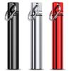 3-Piece Metal Portable Toothpick Holder, Stainless Steel Pocket Toothpick Holder, Aluminum Waterproof Case Toothpick Container with Keychain for Outdo