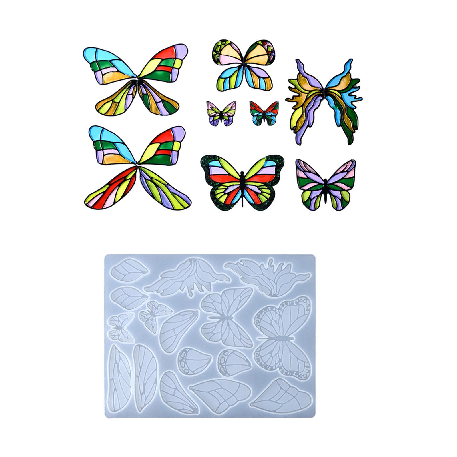 

Силиконовая форма для ювелирных изделий, сережек, подвесок, форма в виде крыла бабочки, принадлежности для творчества, идеально подходящие для создания уникальных аксессуаров