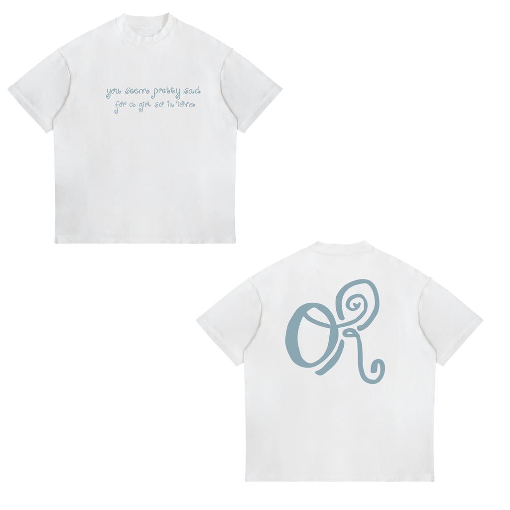 Y2k Tops New Livia You Seem Pretty Sad for A Girl So in Love Graphic Print T Shirt Men and Women Casual T-Shirt Streetwear