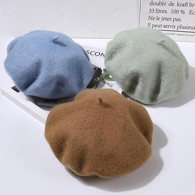 Women's Retro Wool Beret - Autumn/Winter Korean Style Pumpkin Painter Hat