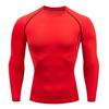 Men Quick-Dry Athletic T-Shirt Breathable Stretchy Moisture-Wicking Short Sleeve Compressed Fitness Gym Sports Workout 8 Colors
