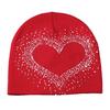 New Autumn/winter Fashionable Knit Hats, Cold-resistant Heart-warming Knit Hats, European and American Pullover Letters Jacquard Beanie